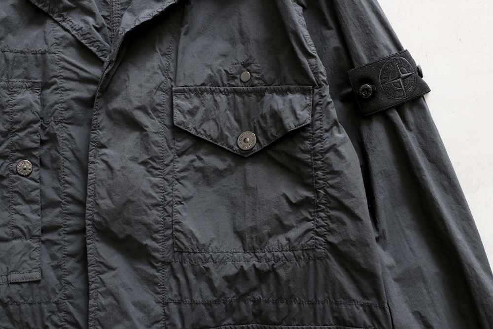 STONE ISLAND(ȡ󥢥 ) "STONE ISLAND GHOST PIECE - NYLON SMERIGLIATO JACKET"