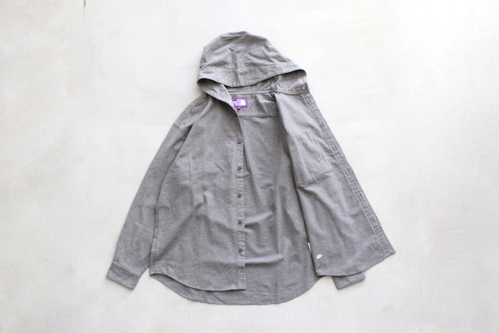 THE NORTH FACE PURPLE LABEL (�� �Ρ��� �ե����� �ѡ��ץ� �졼�٥�) "Flannel Mountain Hooded Shirt"