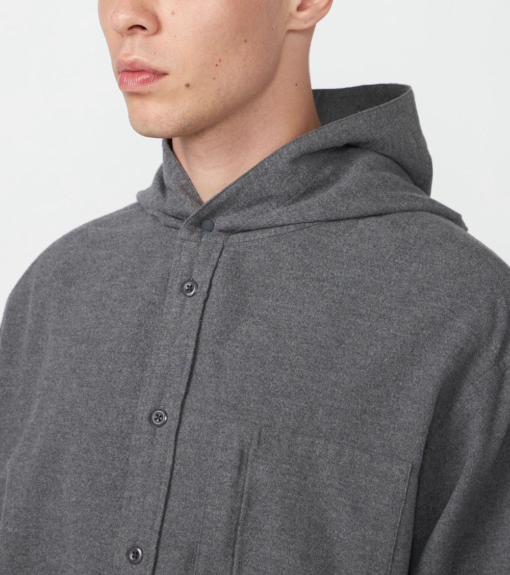 THE NORTH FACE PURPLE LABEL (�� �Ρ��� �ե����� �ѡ��ץ� �졼�٥�) "Flannel Mountain Hooded Shirt"
