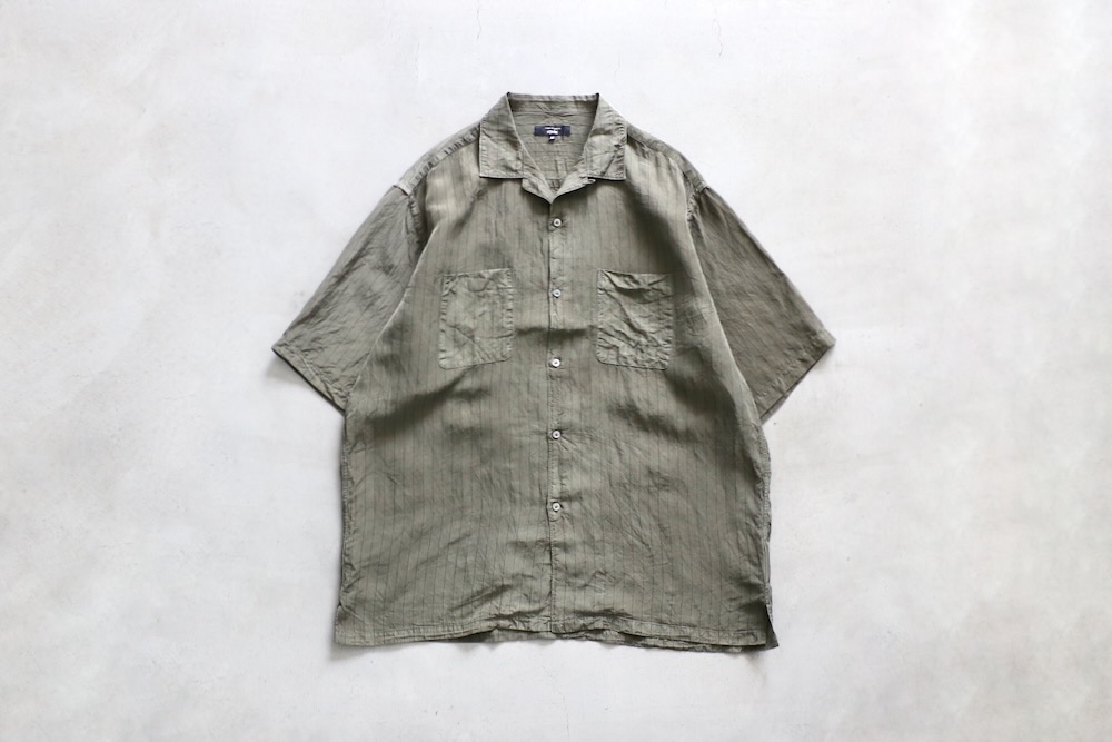 入手困難✨ コムデギャルソン AD1995 田中オム レーヨン ストライプ comme des garçons homme stripe open collar shirt 田中オム