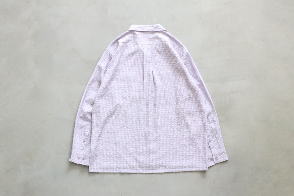 ��4.3 Release��nonnative(�Υ�ͥ��ƥ���) "VOYAGER L/S SHIRT R/P/N DOBBY CHECK"
