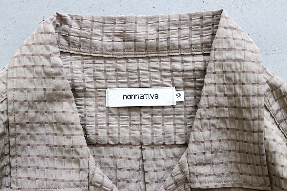 ��4.3 Release��nonnative(�Υ�ͥ��ƥ���) "VOYAGER L/S SHIRT R/P/N DOBBY CHECK"