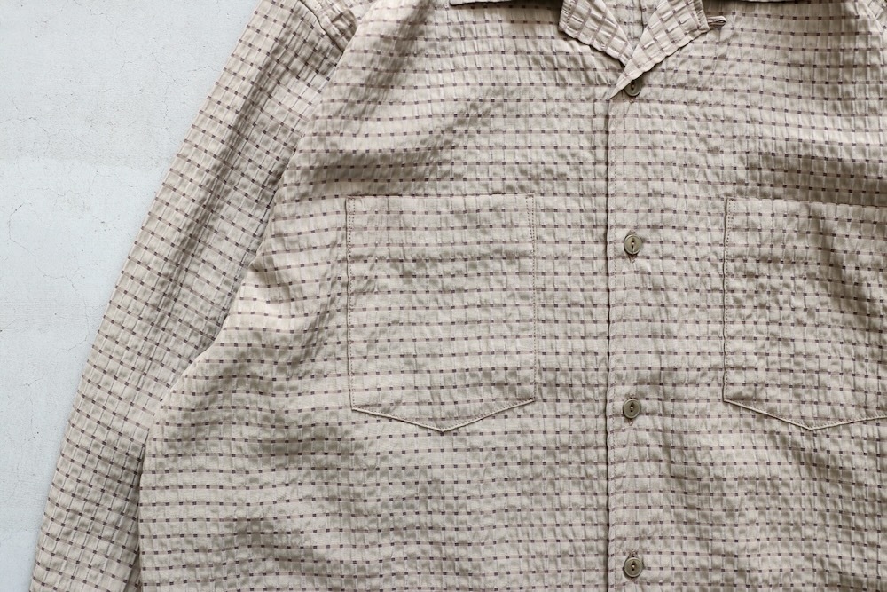 ��4.3 Release��nonnative(�Υ�ͥ��ƥ���) "VOYAGER L/S SHIRT R/P/N DOBBY CHECK"