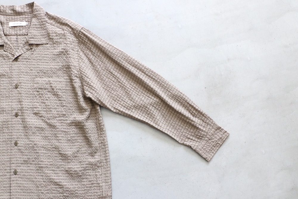 ��4.3 Release��nonnative(�Υ�ͥ��ƥ���) "VOYAGER L/S SHIRT R/P/N DOBBY CHECK"