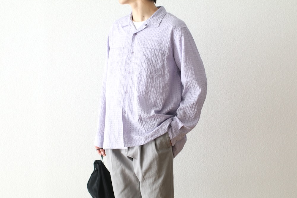��4.3 Release��nonnative(�Υ�ͥ��ƥ���) "VOYAGER L/S SHIRT R/P/N DOBBY CHECK"