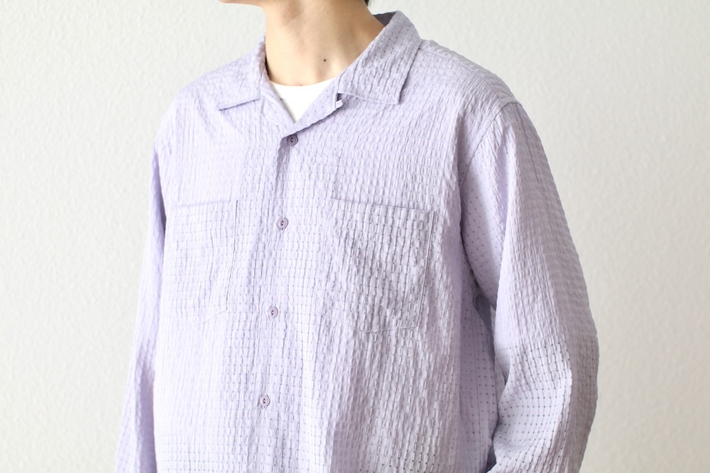 ��4.3 Release��nonnative(�Υ�ͥ��ƥ���) "VOYAGER L/S SHIRT R/P/N DOBBY CHECK"