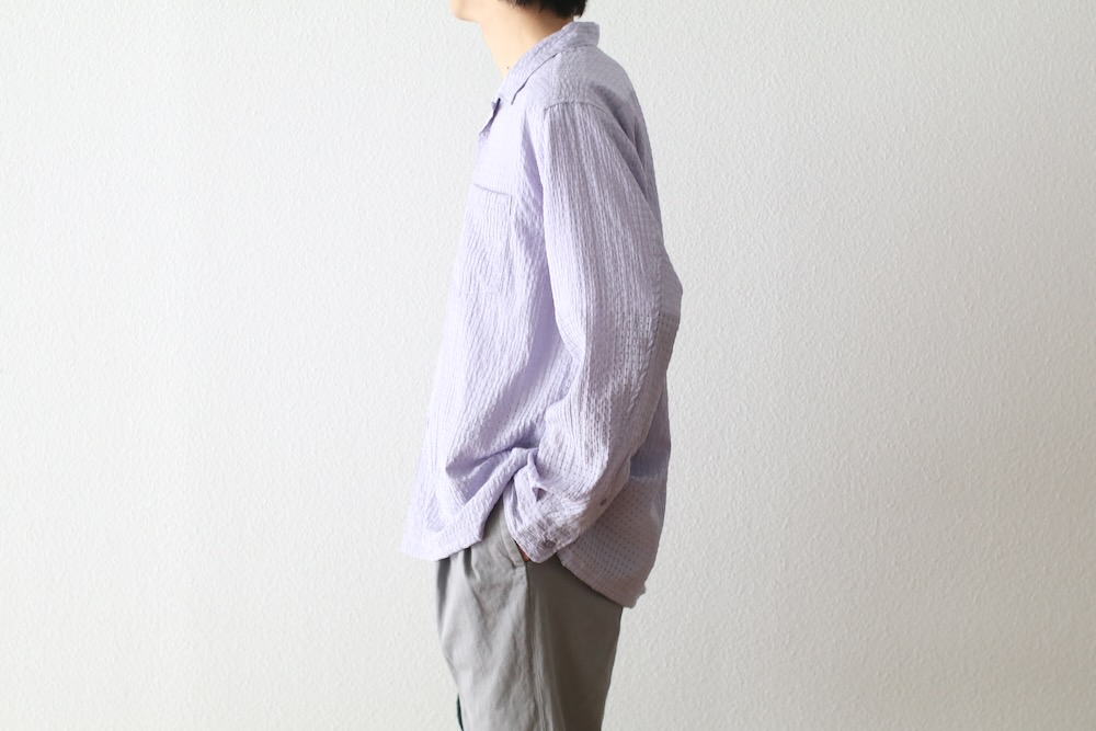 ��4.3 Release��nonnative(�Υ�ͥ��ƥ���) "VOYAGER L/S SHIRT R/P/N DOBBY CHECK"