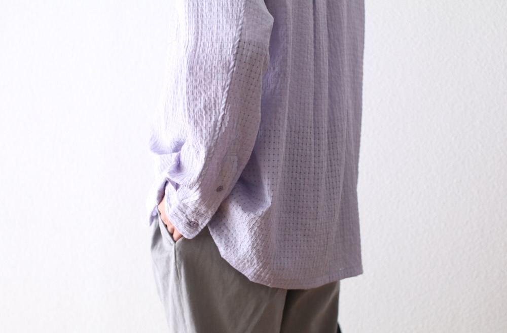 ��4.3 Release��nonnative(�Υ�ͥ��ƥ���) "VOYAGER L/S SHIRT R/P/N DOBBY CHECK"
