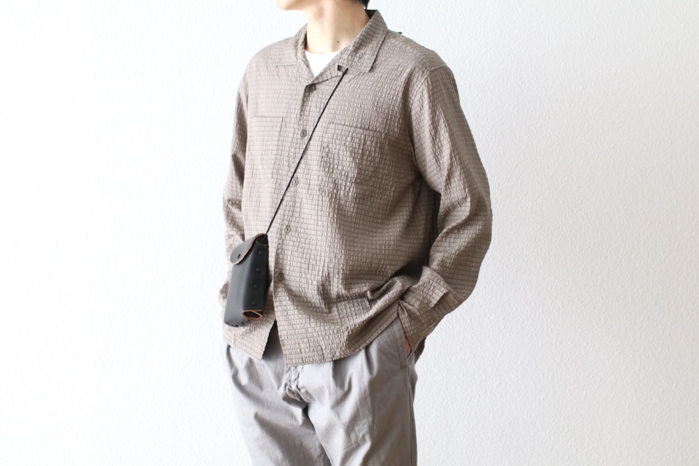 ��4.3 Release��nonnative(�Υ�ͥ��ƥ���) "VOYAGER L/S SHIRT R/P/N DOBBY CHECK"