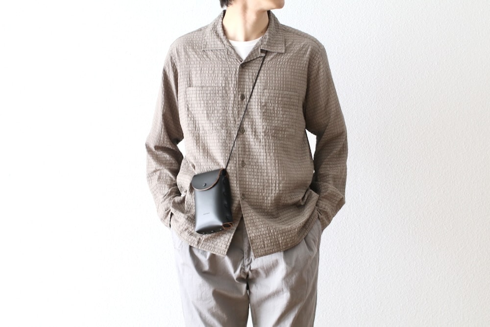 ��4.3 Release��nonnative(�Υ�ͥ��ƥ���) "VOYAGER L/S SHIRT R/P/N DOBBY CHECK"
