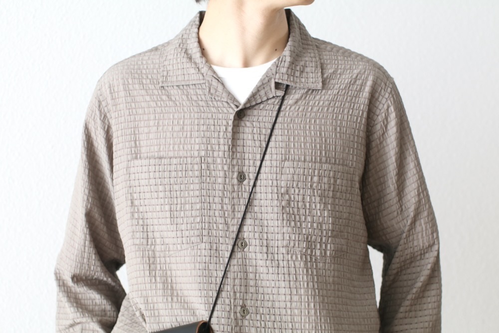 ��4.3 Release��nonnative(�Υ�ͥ��ƥ���) "VOYAGER L/S SHIRT R/P/N DOBBY CHECK"