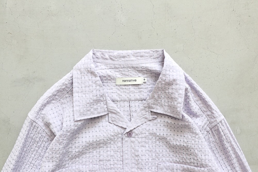 ��4.3 Release��nonnative(�Υ�ͥ��ƥ���) "VOYAGER L/S SHIRT R/P/N DOBBY CHECK"