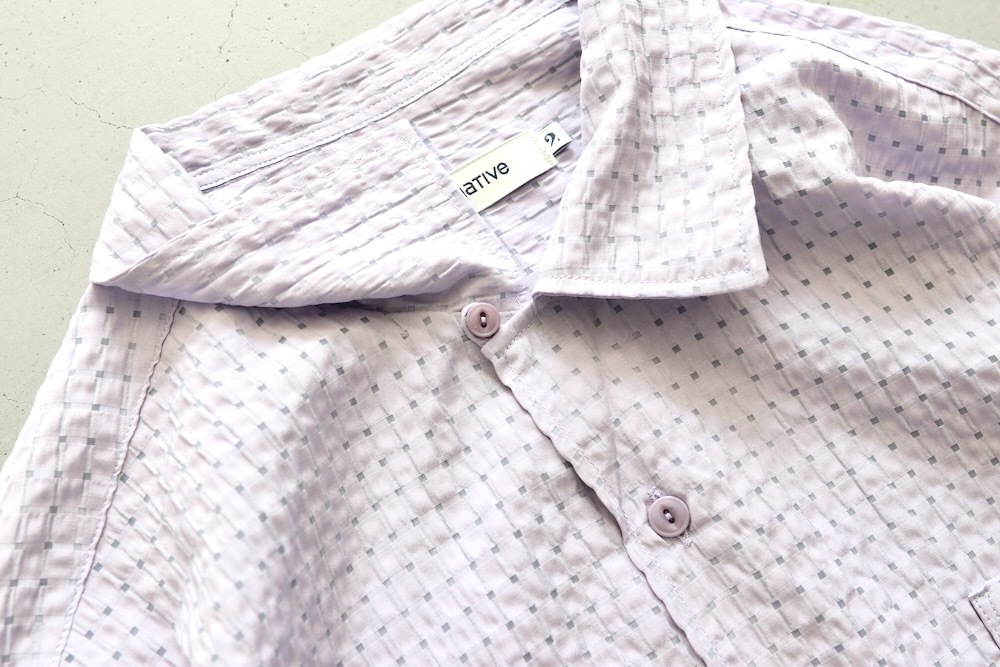 ��4.3 Release��nonnative(�Υ�ͥ��ƥ���) "VOYAGER L/S SHIRT R/P/N DOBBY CHECK"