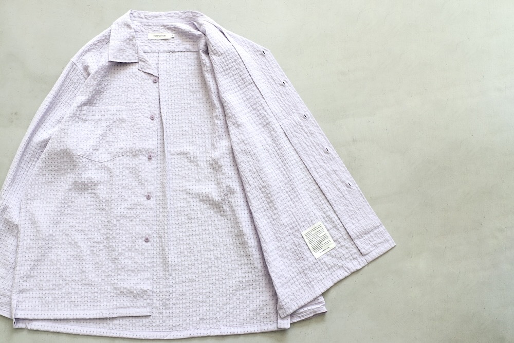 ��4.3 Release��nonnative(�Υ�ͥ��ƥ���) "VOYAGER L/S SHIRT R/P/N DOBBY CHECK"