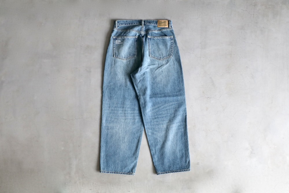 FreshService(�ե�å��奵���ӥ�) "CORPORATE DENIM FIVE POCKET PANTS"