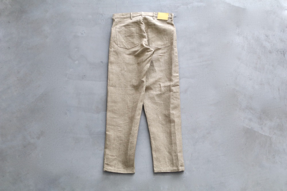 SEVEN BY SEVEN (֥Х֥) "REWORK WIDE LINEN PANTS - Antique selvedge linen -"