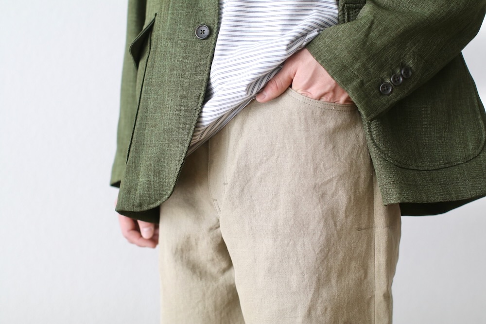 [20%OFF] SEVEN BY SEVEN (���֥�Х����֥�) "REWORK WIDE LINEN PANTS - Antique selvedge linen -"