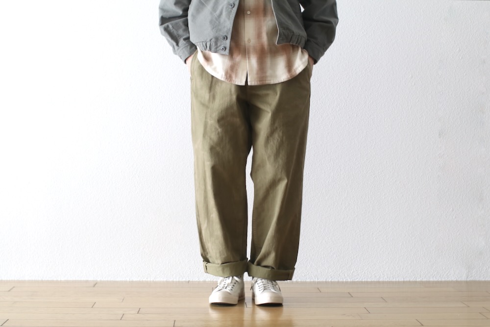 Nigel Cabourn(ʥ ܥ) "P-53 WIDE LEG JEAN - COTTON TWILL"