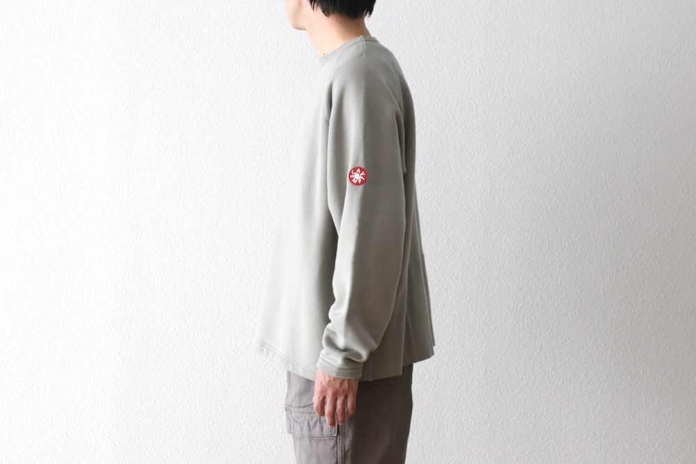 C.E(��������) "HALF PANEL RIB CREW NECK"
