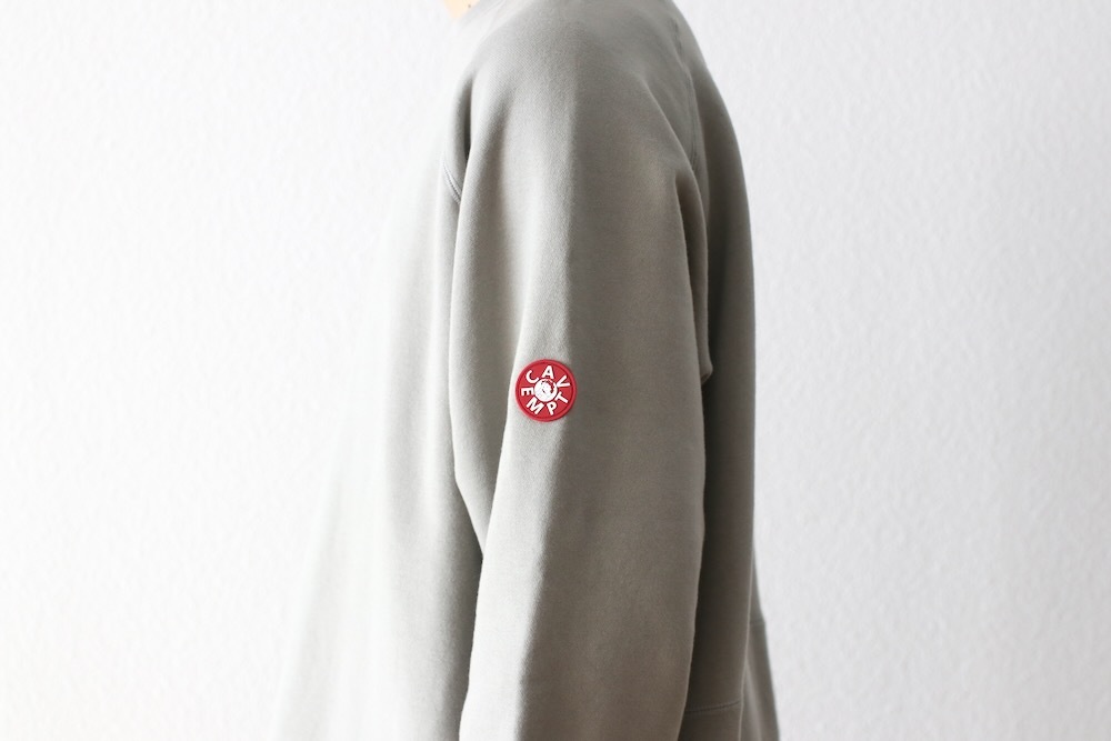 C.E(��������) "HALF PANEL RIB CREW NECK"