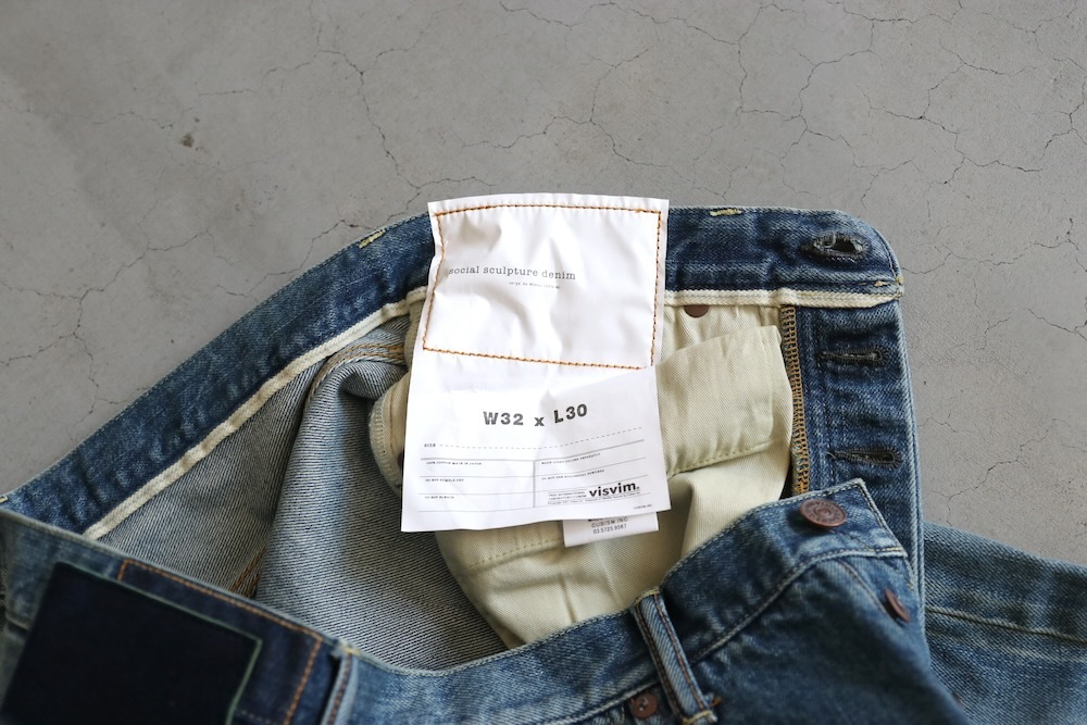visvim(ヴィズヴィム) “SOCIAL SCULPTURE 01 WIDE DMGD-44