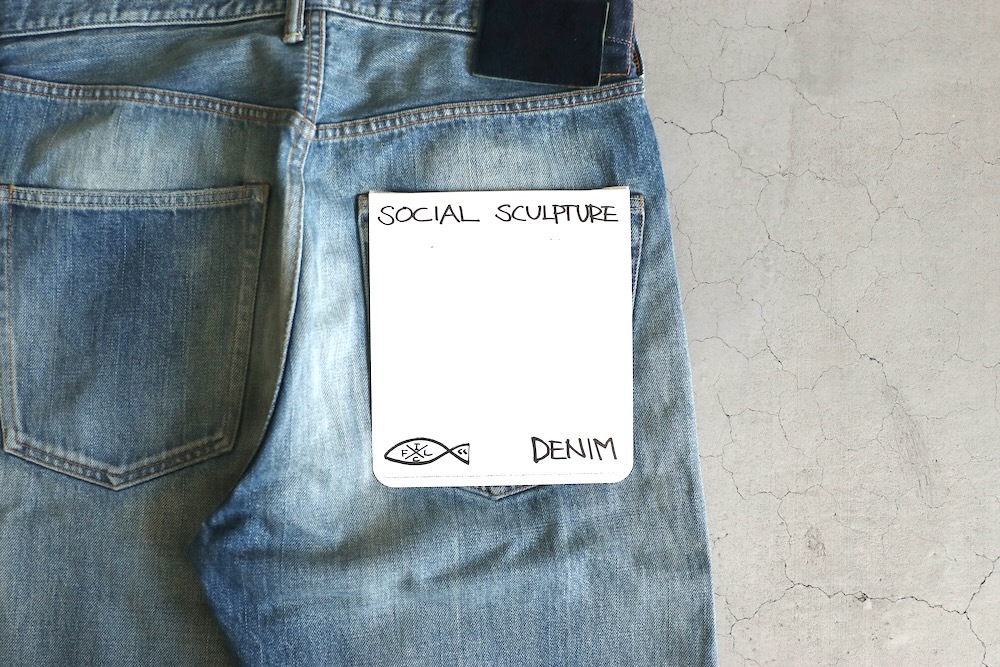 visvim(ヴィズヴィム) “SOCIAL SCULPTURE 01 WIDE DMGD-44