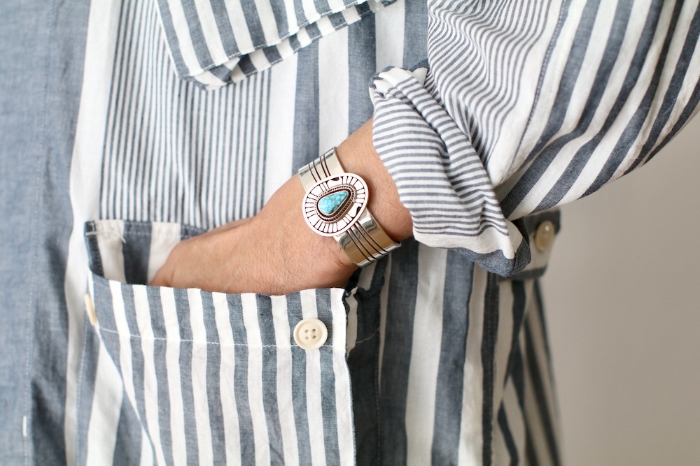 Indian Jewelry (����ǥ����� ���奨�꡼) "Silver Bangle - Leonard Nez -"