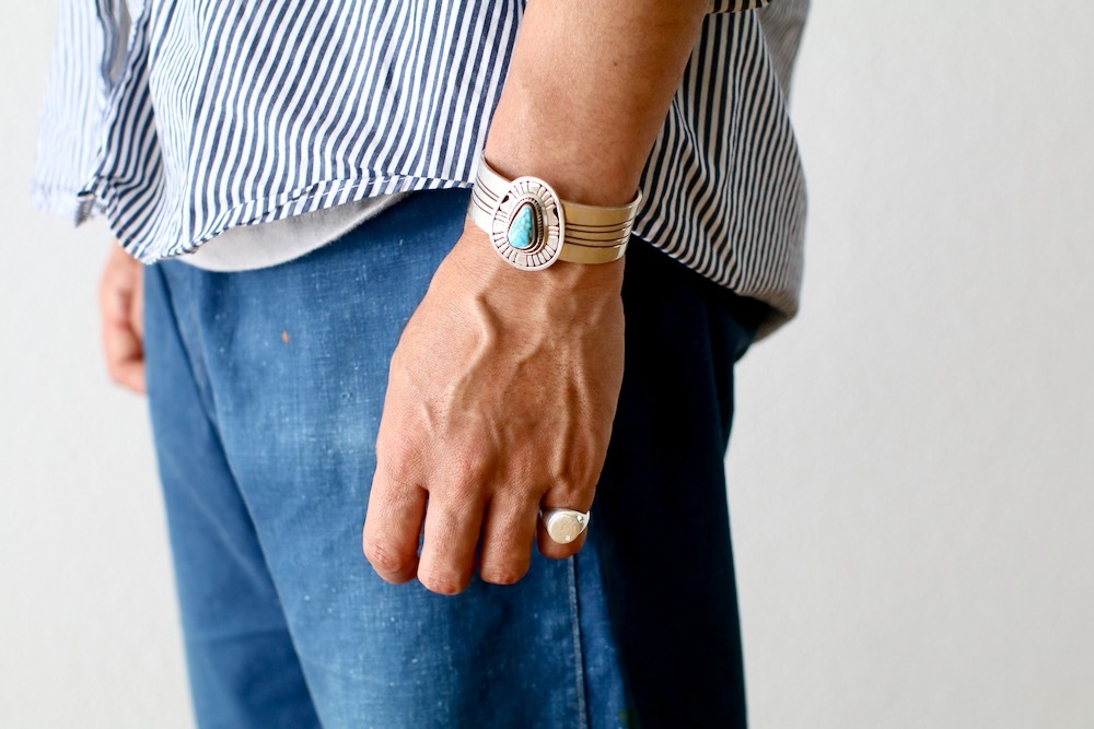 Indian Jewelry (����ǥ����� ���奨�꡼) "Silver Bangle - Leonard Nez -"