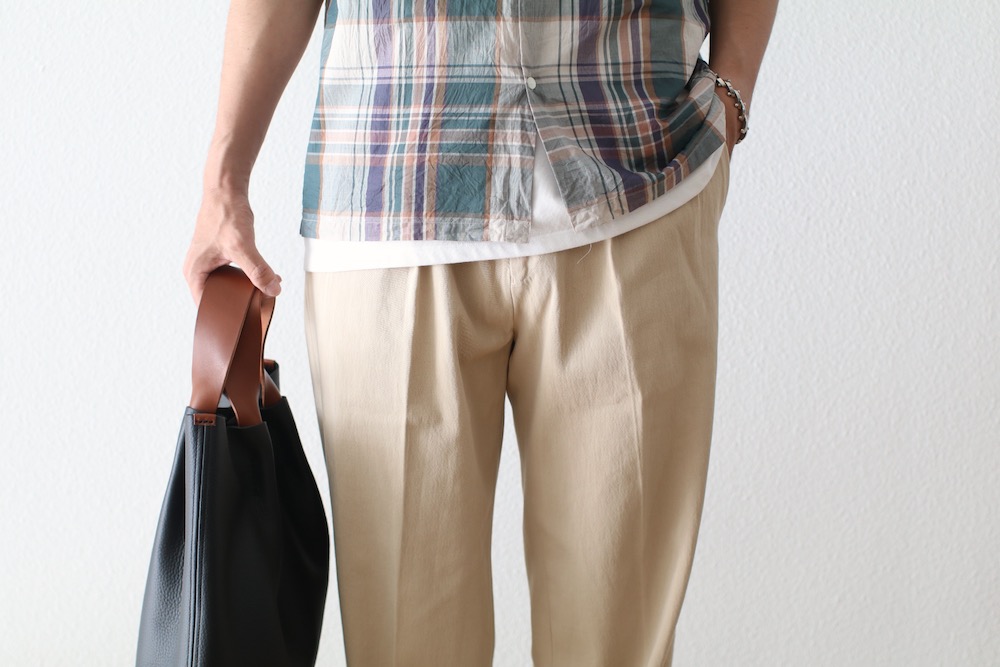 KAPTAIN SUNSHINE(����ץƥ󥵥󥷥㥤��) "2Pleats Wide Trousers"