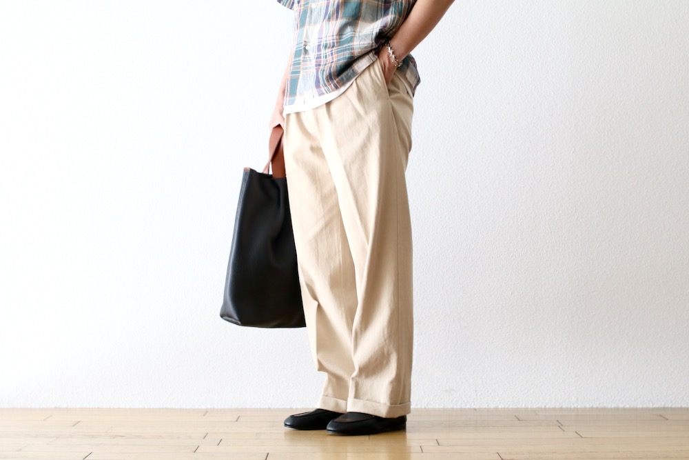 KAPTAIN SUNSHINE(����ץƥ󥵥󥷥㥤��) "2Pleats Wide Trousers"