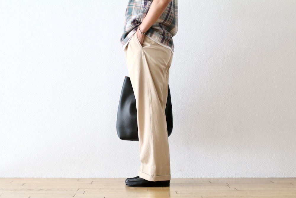KAPTAIN SUNSHINE(����ץƥ󥵥󥷥㥤��) "2Pleats Wide Trousers"