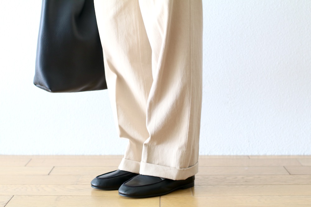 KAPTAIN SUNSHINE(����ץƥ󥵥󥷥㥤��) "2Pleats Wide Trousers"