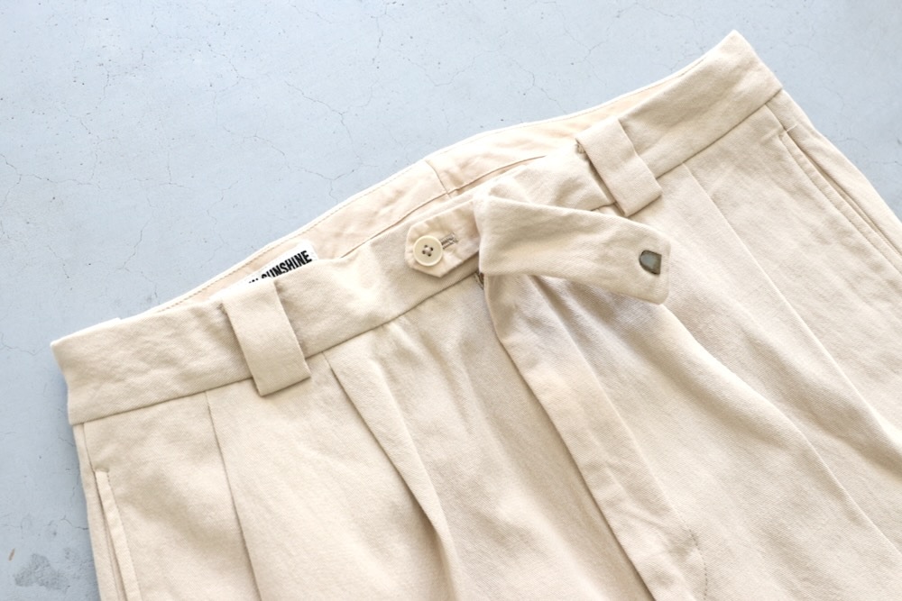 KAPTAIN SUNSHINE(����ץƥ󥵥󥷥㥤��) "2Pleats Wide Trousers"