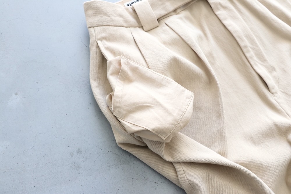 KAPTAIN SUNSHINE(����ץƥ󥵥󥷥㥤��) "2Pleats Wide Trousers"