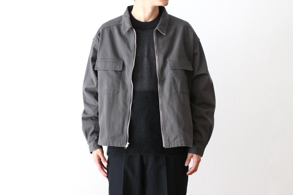 C.E - Patched Zip Short Shirt Jacket | ALTERFATE