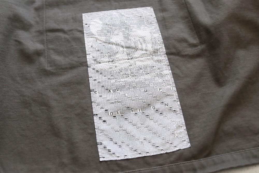 C.E(��������) "PATCHED ZIP SHORT SHIRT JACKET"