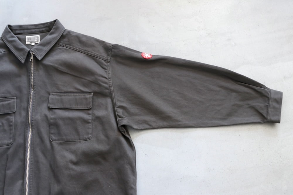 C.E(��������) "PATCHED ZIP SHORT SHIRT JACKET"