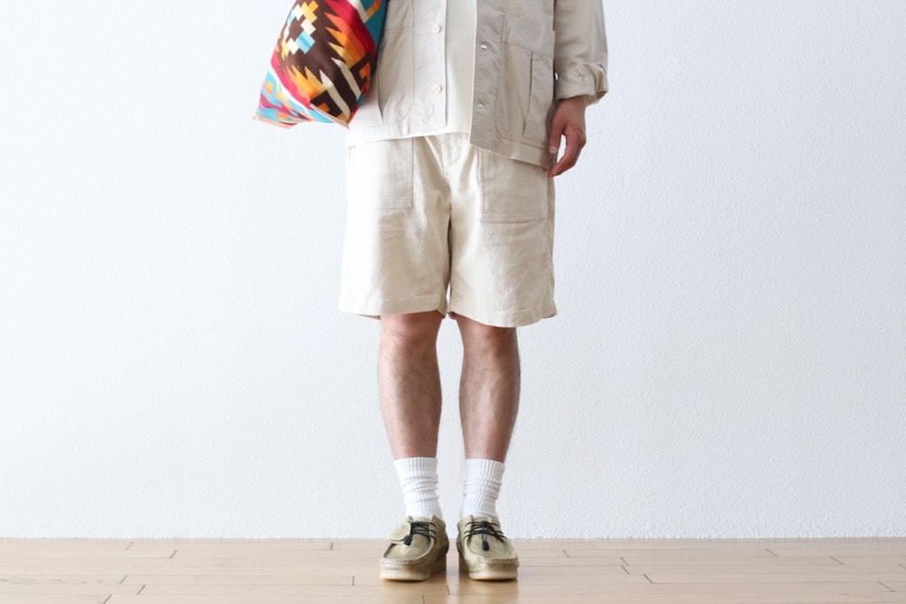 Engineered Garments (���󥸥˥����ɥ�������) "Fatigue Short - CL Java Cloth"