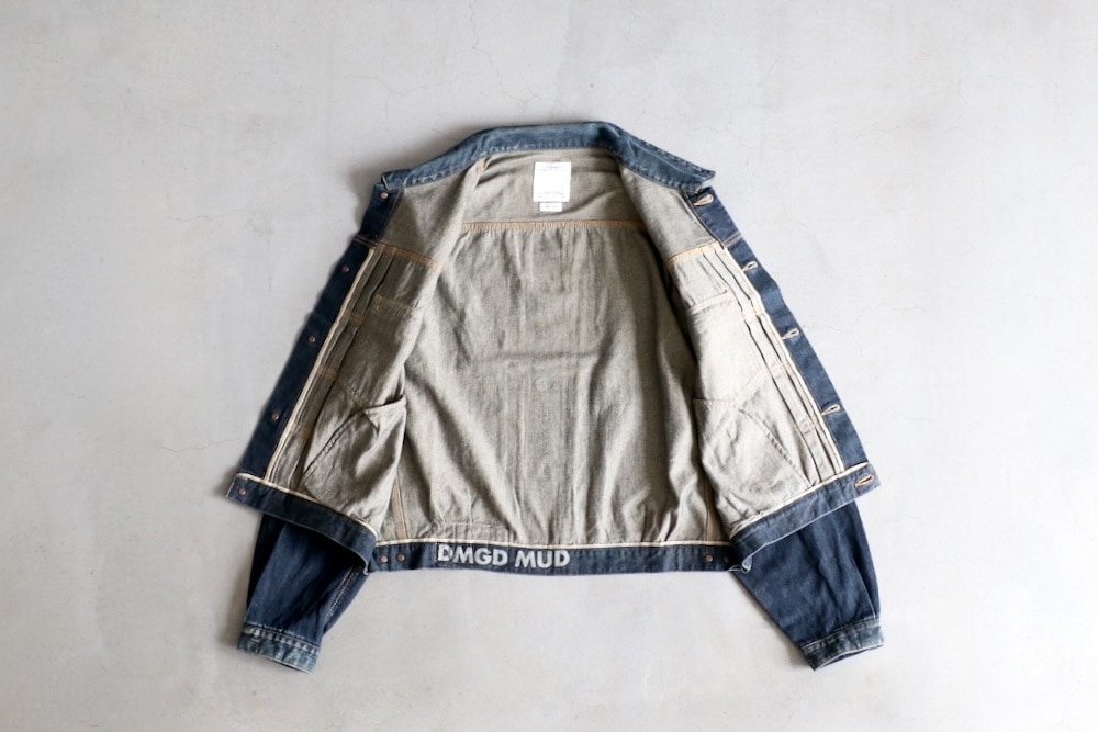 ジャケット・アウター SS24 VISVIM 101XX JKT DMGD MUD OD size3 SS 101XX JKT RAW MUD OD