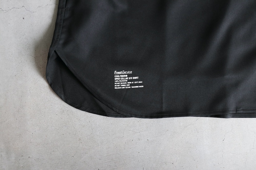 FreshService(�ե�å��奵���ӥ�) "COOLFIBER OPEN COLLAR S/S SHIRT"