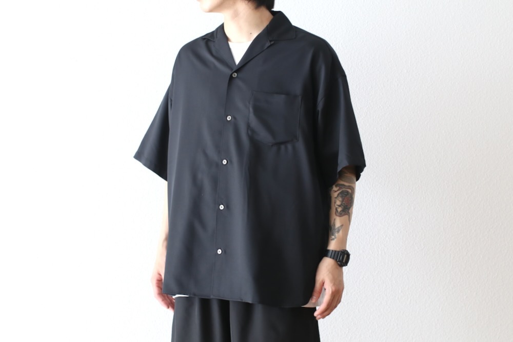 FreshService(�ե�å��奵���ӥ�) "COOLFIBER OPEN COLLAR S/S SHIRT"