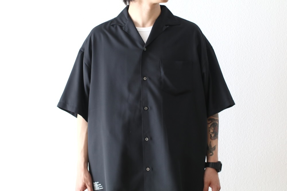 FreshService(�ե�å��奵���ӥ�) "COOLFIBER OPEN COLLAR S/S SHIRT"