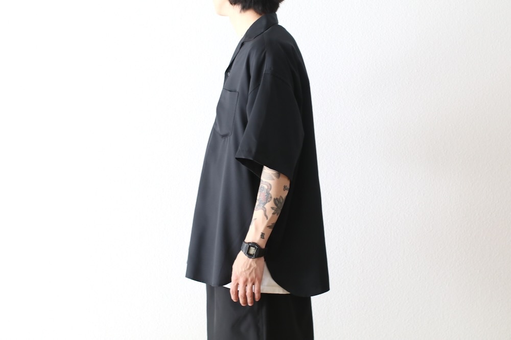 FreshService(�ե�å��奵���ӥ�) "COOLFIBER OPEN COLLAR S/S SHIRT"