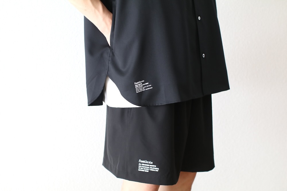 FreshService(�ե�å��奵���ӥ�) "COOLFIBER OPEN COLLAR S/S SHIRT"