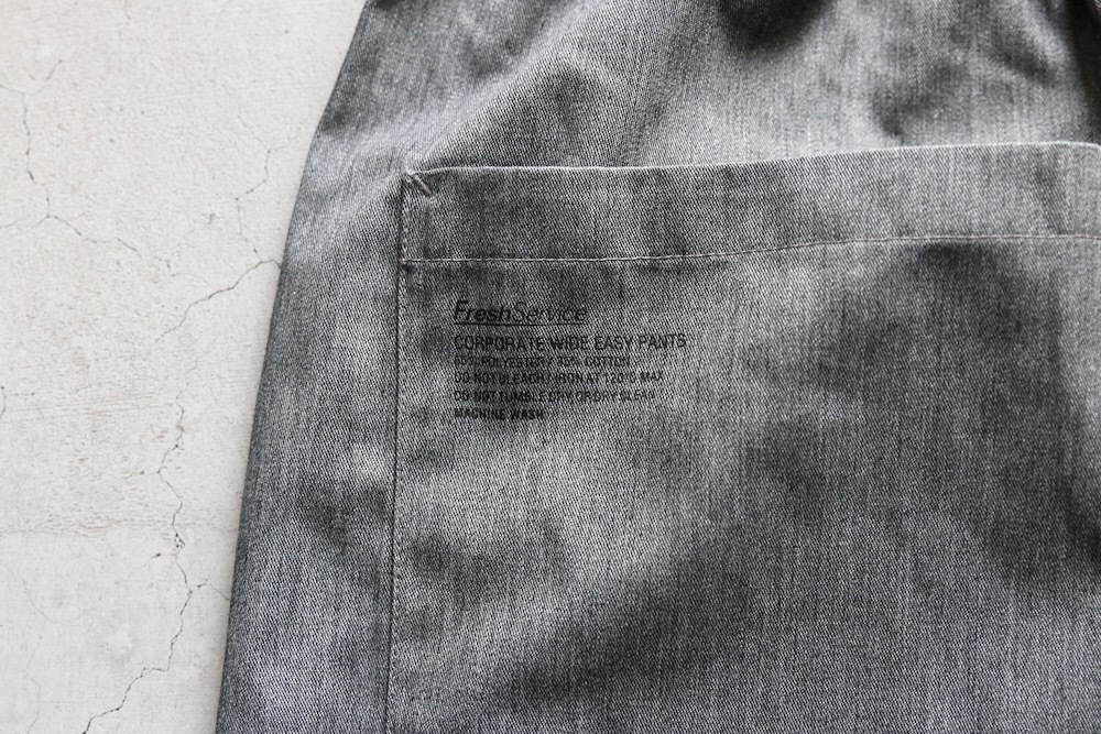 ��5.30 12:00 Release��FreshService(�ե�å��奵���ӥ�) "CORPORATE WIDE EASY PANTS"