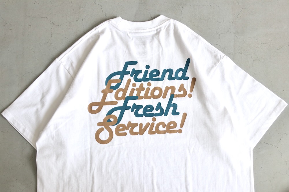 ��8.29 12:00 Release / limited��FreshService �� FRIEND EDITIONS(�ե�å��奵���ӥ� �� �ե��� ���ǥ������)"CORPORATE S/S TEE ��COMMUNITY��"