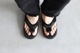 JoJo(祸) "BEACH SANDAL -Pony Ecsaine Leather-"