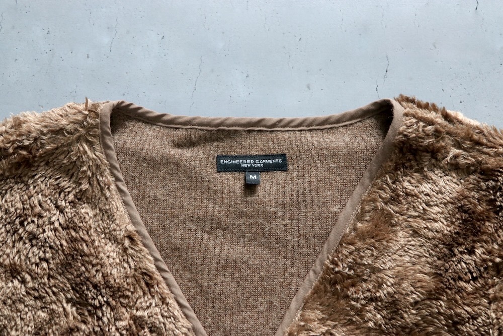 Engineered Garments (󥸥˥ɥ) Liner Vest - Acrylic Curly Fur