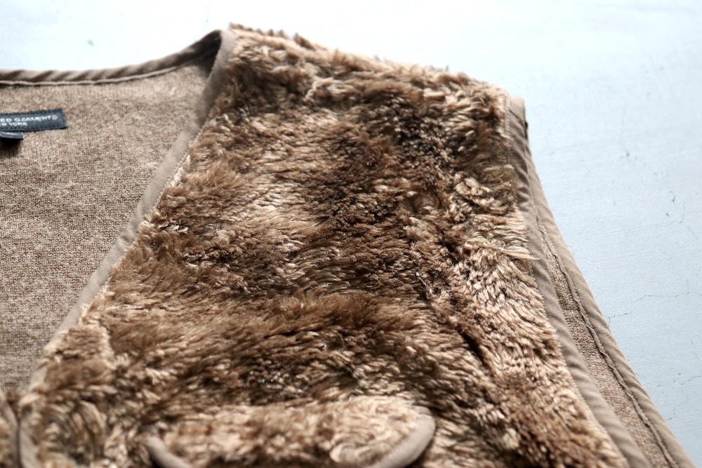 Engineered Garments (󥸥˥ɥ) Liner Vest - Acrylic Curly Fur