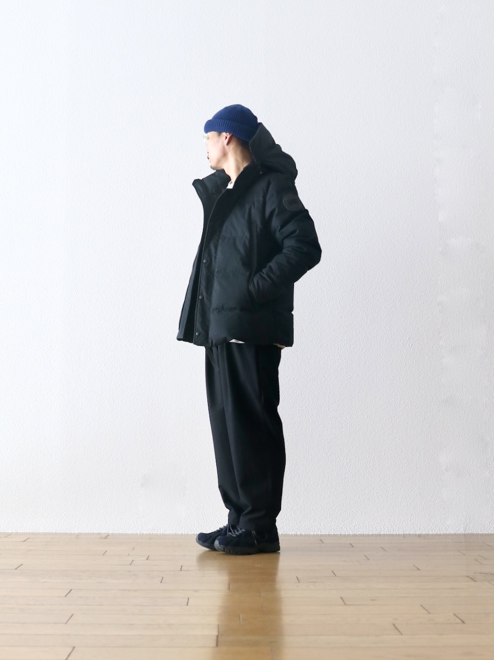 CANADA GOOSE (���ʥ�������) ��Wyndham Parka Crinkle Cotton -BLACK DISC-��